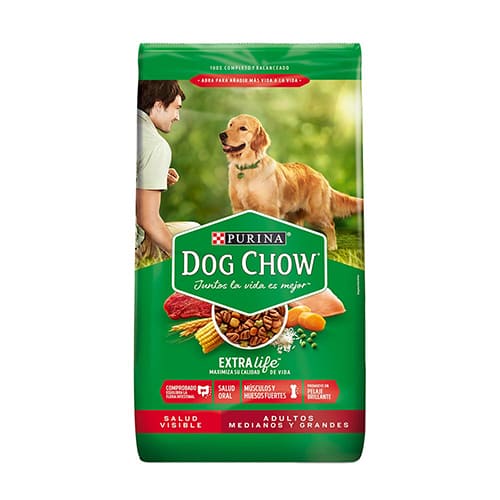 DOG CHOW ADULTO RAZA MEDIANA GRANDE 2 KILOS